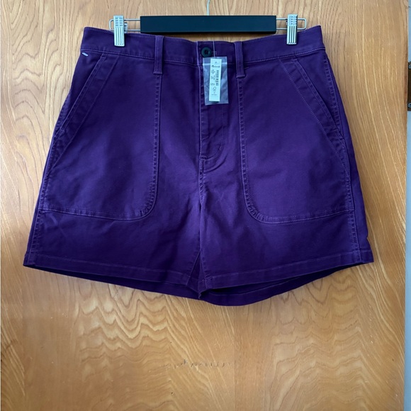 Madewell Deep Purple Women's Shorts 29 - Picture 2 of 10
